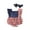 Red Blue, variant on Baby Girl 4th of July Outfits, Sleeveless Backless Ruffle Romper with Headband Set 6M 9M 12M 18M