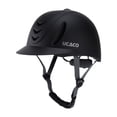 thumbnail image 2 of Casco de equitación para hombre y mujer, moderno y de verano, ajustable. Negro completo, 2 of 9