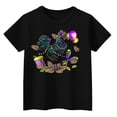thumbnail image 3 of Abcomgle Mardi Gras Shirts for Kids Girls Carnival Chicken Beads T Shirts for Girls Crewneck Short Sleeve Tshirts for Kids Spring Funny Parade Tee Top Girls, 3 of 3
