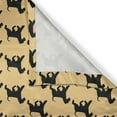thumbnail image 4 of Ambesonne Scottie Dog Window Valance, Playing Terrier Friends, 54" X 18", Pale Yellow and Black, 4 of 5