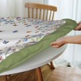 thumbnail image 5 of Spring Summer Floral Round Tablecloth Watercolor Wildflower Butterfly Table Cover with Elastic Edge Easter Washable Fitted Table Cloth for Kitchen Patry Outdoor Decor Fits 40"-44", Small, 5 of 6
