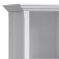 thumbnail image 2 of Simpli Home Amherst 57 inch Wide Solid Wood Transitional 8 Cube Storage Sofa Table in White, 2 of 10