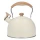thumbnail image 5 of Tetera con silbido Tetera de acero inoxidable Tetera con silbido de 2,5 l Tetera con mango ergonómico Beige, 5 of 12