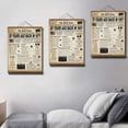 thumbnail image 2 of Inteprter Póster de pared elegante y vintage para 80 cumpleaños. Decoración clásica y especial para cumpleaños. Decoración del hogar, 2 of 4
