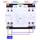 thumbnail image 3 of Cateissary Interruptor de cambio de doble potencia para oficina en casa, interruptores de transferencia automática, Selector eléctrico, piezas Electrónica 2P20A, 3 of 6
