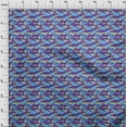 thumbnail image 4 of oneOone Rayon Violet Fabric Abstracts Sewing Material Print Fabric By The Yard 56 Inch Wide, 4 of 5