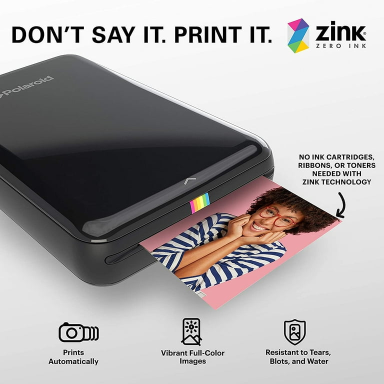Zink 2x3 Premium Photo Paper (30 Pack) Compatible with Polaroid Snap, Snap Touch, Zip and Mint Cameras and Printers