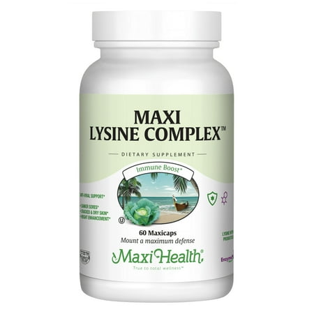 Maxi Health Maxi Lysine Complex Capsules, 60 Ct