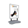 thumbnail image 1 of FixtureDisplays Cadre d'Affiche Résistant au Vent pour Extérieur Panneau de Menu Support de Marketing 24X32 Pouces Graphiques Cadre à Enclenchement Recto-Verso, Remplissable de Sable Ou de Béton 15304, 1 of 6