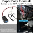 thumbnail image 3 of Radar Detector Power Cord Adapter,Universal Compatible with All Models,DC Buck Converter 12V to 5V,RJ11 DC3.5 Radar Detectors Charger Cable, Built-in Hidden USB,Clean Install,Plug and Play, 3 of 5