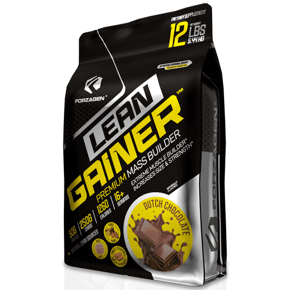 Forzagen Mass Gainer Protein Powder - Weight Gainer with Natural Carb Sources | 12 Lbs | Chocolate Muscle Building Supplements for Men and Women