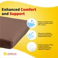 thumbnail image 5 of HeatWave Seat Cushion for 2-person Sauna - Brown, 5 of 7