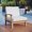 Natural, variant on Modway Marina Wood Outdoor Teak Left-Facing Chair in Natural/White