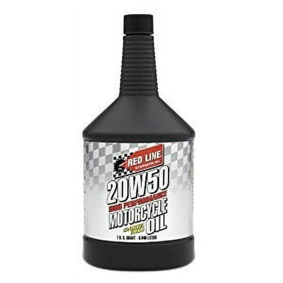 Redline 20W50 Motorcycle Oil, 1 Qt.