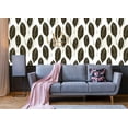 thumbnail image 4 of MuralsPrint Brunial Black Leaves Removable Wallpaper - 24'' inch x 10'ft, 4 of 4