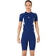 thumbnail image 3 of TureClos 1.5MM Trajes de baño para mujer Traje de baño ultrafino de manga corta Traje de baño profesional de secado rápido para hombre Cálido para bucear Surf Natación Mujer / azul marino M TureClos JD733114882, 3 of 7