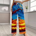 thumbnail image 2 of Fall Thanksgiving Pumpkin Pajama Pants Comfortable Elastic Waist Pajamas Fashion Sleepwear Bottoms Plus Size Homewear, 2 of 6