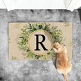 thumbnail image 2 of Yeetfub Front Welcome Mat door Door Mat Door Mat door Entrance Cute Funny Summer Doormat A-Z Letter Door Mat with Heavy Duty Backg Door Rugs for Entryway Door Mat Outside Entrance Sprg 16x24, 2 of 4