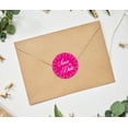 thumbnail image 2 of Darling Souvenir DIY Round 45 Pcs Pink Polka Dot Save The Date Wedding Stickers-1.6 Inches, 2 of 4