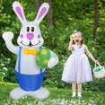 thumbnail image 4 of 6Ft Easter Inflatable Bunny LED Lights Luminous Holiday Venue Decoration, 4 of 8