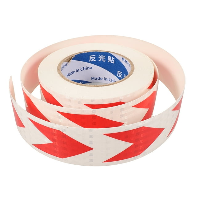Shisuyan Reflective Safety Tape White Pvc 1 Roll 982.50x1.97x0.04 Inch