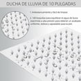 thumbnail image 2 of Regaderas para Baño,Regadera Cuadrada 10'' Y Ducha De Mano 2 Pack, Lluvia de Alta Presión Acero Inoxidable con 3 Modos, Cabezal de Ducha Ajustable con Soporte 360 Grado Ajustable, para Baño, hotel, 2 of 8