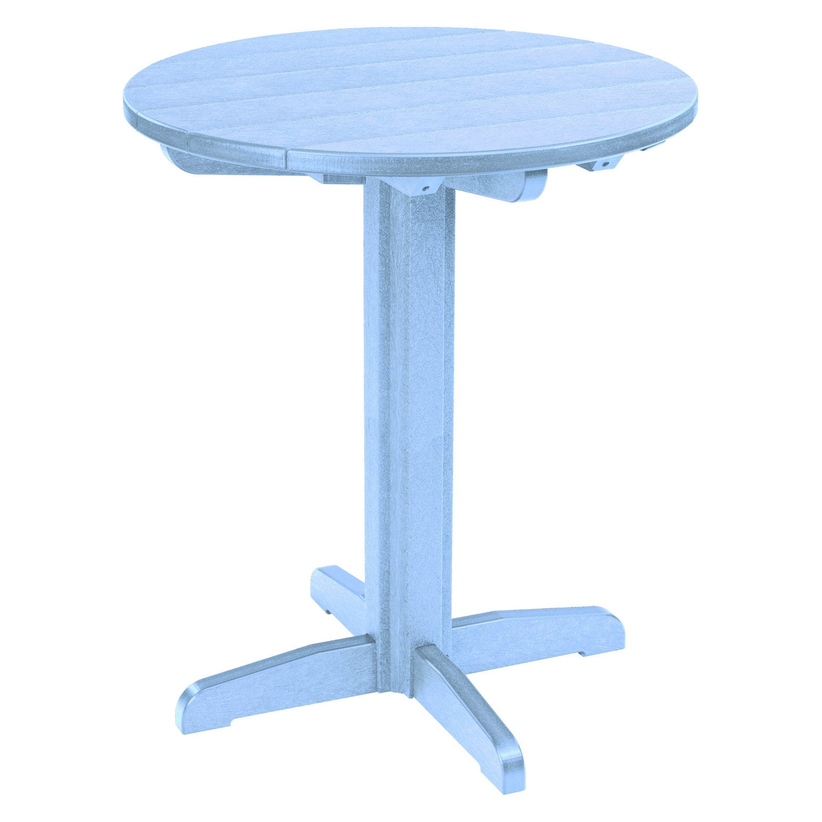 CR Plastic Generations 40 in. Round Pub Height Table