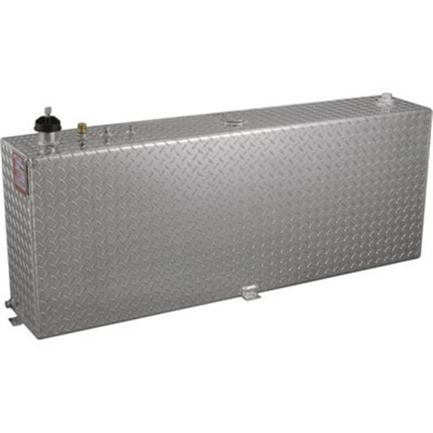 RDS Aluminum 72545 45 gal Vertical Transfer Fuel Tank, Diamond Plate