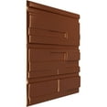 thumbnail image 2 of 19 5/8"W x 19 5/8"H Offset Brick EnduraWall Decorative 3D Wall Panel, Bright Coat Copper (Covers 2.67 Sq. Ft.), 2 of 6