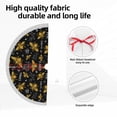 thumbnail image 7 of Christmas Tree Skirt, Hohey Bee Golden Embroidery Christmas Tree Decorations Indoor, Tree Skirts Mat With Tassel Trim for Halloween New Year Holiday Christmas Party Decor 30 Inches, 7 of 7