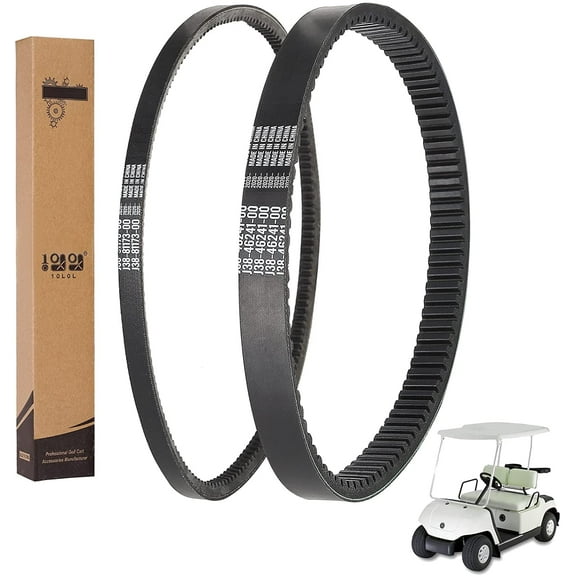 10L0L Golf Cart Drive Belt & Starter Generator Belt Fit Yamaha G2-G29 Drive Gas 4 Cycle J55-G6241-00 J38-81173-00
