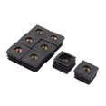 thumbnail image 1 of Unique Bargains Home Plastic Square Adjustable Chair Foot Leveling Tube Insert 25 x 25mm 8pcs, 1 of 2