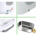 thumbnail image 4 of Stainless Steel Electric Lunch Box, Portable Food Warmer for Car & Home Dual Use, Food Grade Material, 1.5L Capacity+0.45L Compartment, Excellent Fast Heating Function, 4 of 8