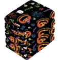 thumbnail image 4 of SKYSONIC Halloween Ghost Pumpkin Washcloths Set of 2, Highly Absorbent Soft Cotton Fingertip Towels for Bathroom, Kitchen, Gym, Spa, Home Decor, 12 x 12 Inch, 4 of 7