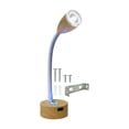 thumbnail image 3 of Luz de lectura LED BLESIY Interruptor táctil regulable función de memoria 3W 12V-24V cuello de cisne Flexible para camper barco remolque camión Blanco, 3 of 8