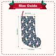 thumbnail image 3 of Lsque 18 Inches Cute Rabbit Floral Pattern Christmas Stockings Hanging Ornaments,Knitted Xmas Fireplace Hanging Stocking,Holiday Decoration, 3 of 8