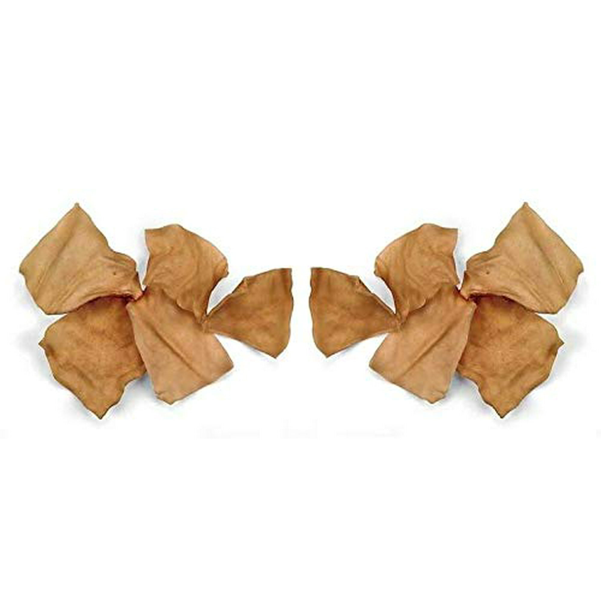 Mpp Natural Rawhide Chips For Dogs Peanut Butter Flavored Chew Treats Bulk Packs 25 Chips 25 Chips