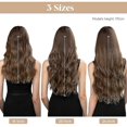 thumbnail image 3 of Extensions de Cheveux Invisibles Fil Ondulé Bouclé Longs Postiches Synthétiques pour Femmes Bandeau Réglable, 3 of 5