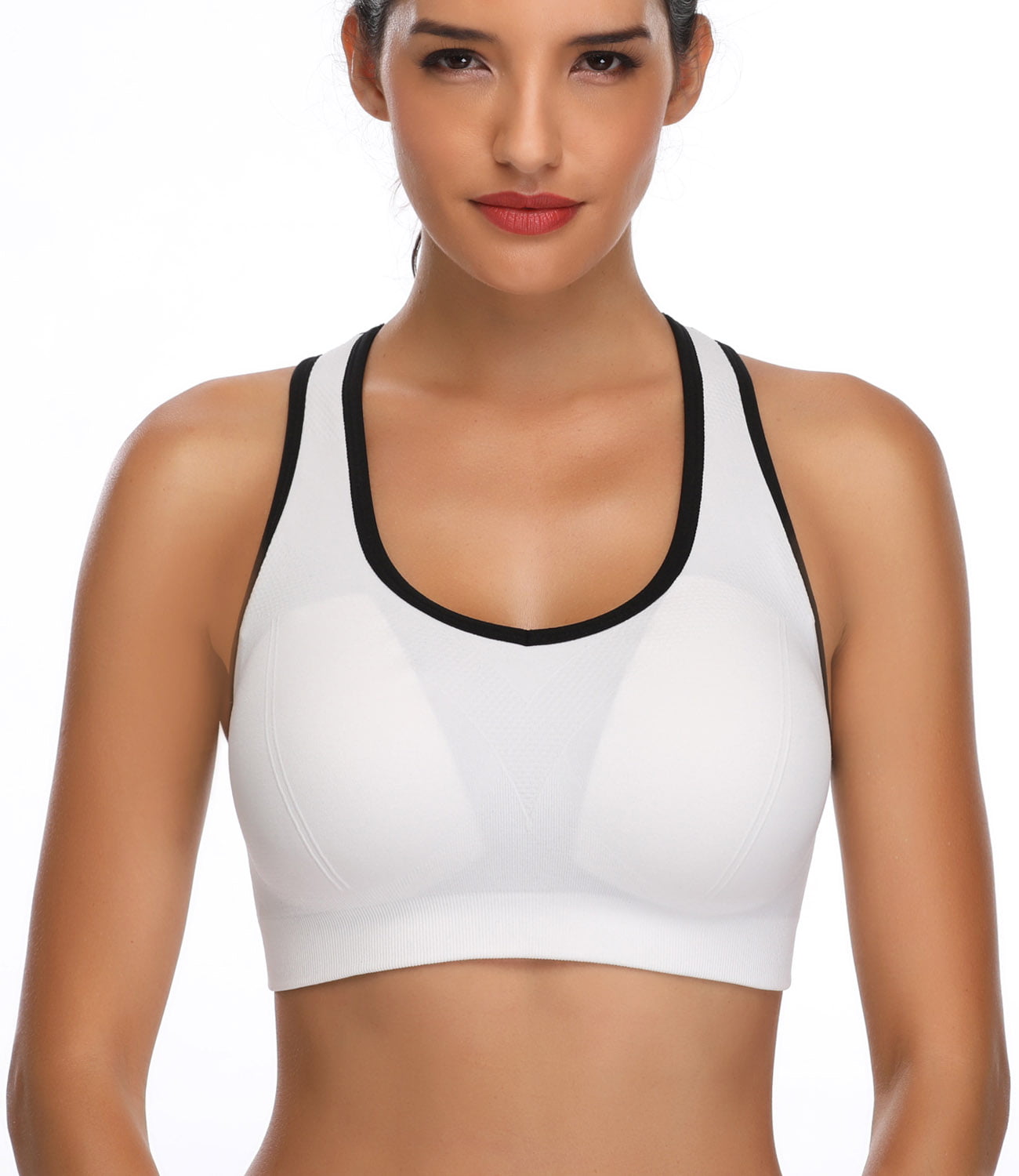 High Impact Support Activewear Bra for Gym Workout Women Racerback Sports Bras 