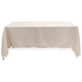 thumbnail image 4 of Mantel decorativo sólido color sólido cubierta de mesa para comedor para comedor, 4 of 5