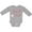AC-Heather Grey, variant on Inktastic Future Softball Player Girls Girls Long Sleeve Baby Bodysuit