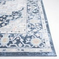 thumbnail image 5 of SAFAVIEH Bayside Alyx Oriental Polyester Machine Washable Area Rug, Blue/Ivory, 5'3" x 7'6", 5 of 12