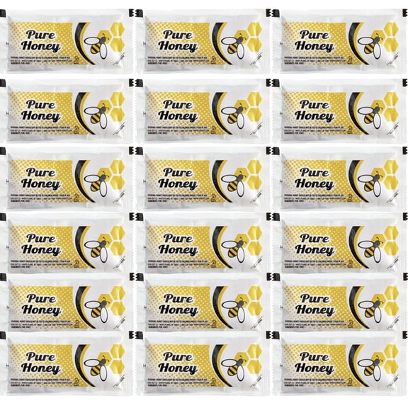 Honey Lover’s Gift Pack – 40 Individual Packets of Pure Honey – Perfect for Tea, Coffee, Travel, and Snacking, Single Serve Packet