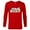 New Red, variant on Star Wars Logo Classic Heroes Vehicles and Villains - Long Sleeve T-Shirt for Men - Customized-Athletic Heather