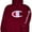 Burgundy, variant on Champion Hoodie for Men Big And Tall Mens Oversized Pullover Fleece Sweatshirt Heather Grey