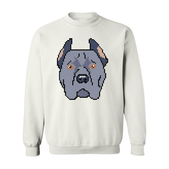 Dog In Pixel Art, Sweatshirt Men -Image by Shutterstock, Male 5X-Large