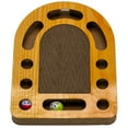 thumbnail image 3 of FurHaven Pet Cat Scratcher | Archway Corrugated Cat Scratcher Busy Box with Catnip, Tan Woodgrain, 3 of 10