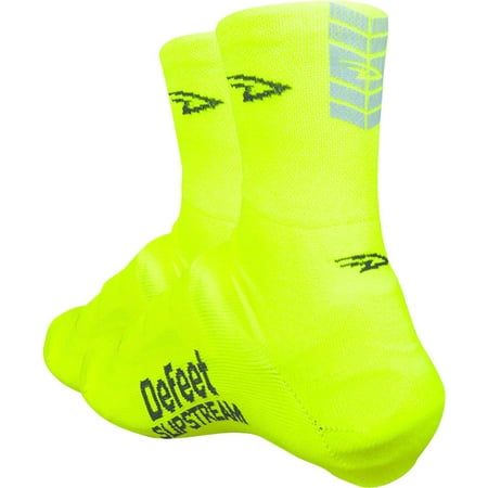 DeFeet Slipstream Shoe Cover: Neon Yellow LG/XL