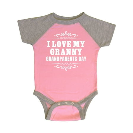 

Inktastic Grandparents Day I Love My Granny Gift Baby Boy or Baby Girl Bodysuit