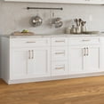 thumbnail image 4 of Design House Porter Matte Black 3.75" Center to Center Cabinet and Drawer Pulls, 5-Pack, 4 of 15